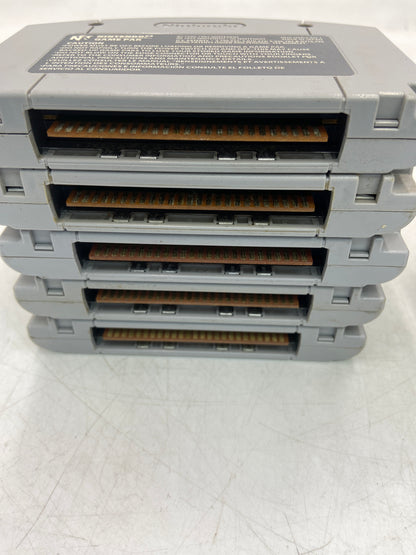 Broken Nintendo LOT OF 10 Nintendo 64 Games Mixed Cartridge Lot DAMAGED