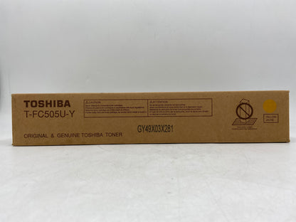 New TOSHIBA TFC505U-Y 6AK00000318 Yellow Toner Cartridge