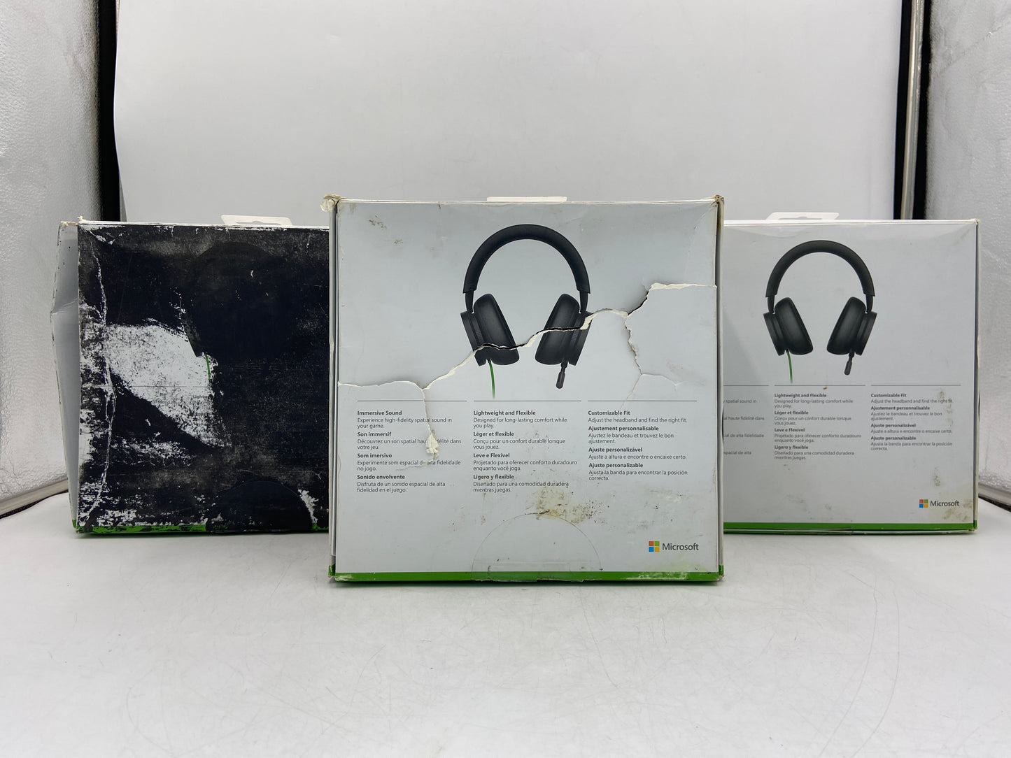 New Open Box LOT OF 3 Microsoft Stereo Headset for Xbox Series X/S, Xbox One Black Gaming Headset X0033EGZNH