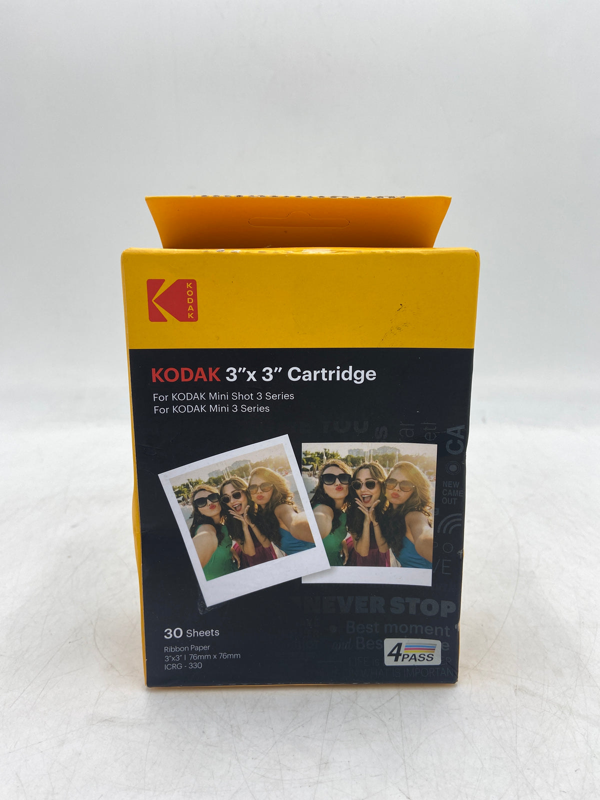 New KODAK 3'' X 3'' CARTRIDGE Ribbon Paper Film Cartridge  ICRG-330