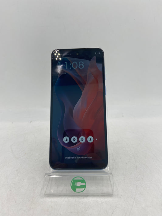 Factory Unlocked Motorola Moto G Play (2024) 64GB 14 Blue XT2413V Android Smartphone