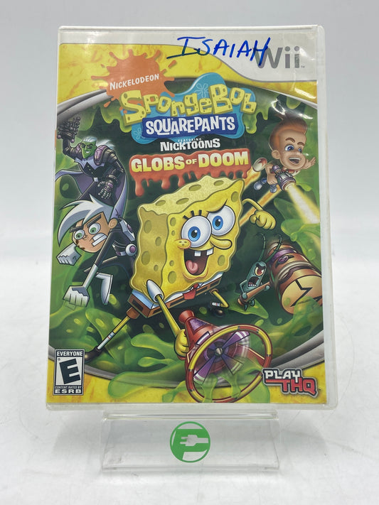 SpongeBob SquarePants Featuring Nicktoons: Globs of Doom (Nintendo Wii, 2007)