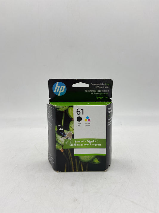 New HP 61 Black/Tri-color  Ink Cartridge