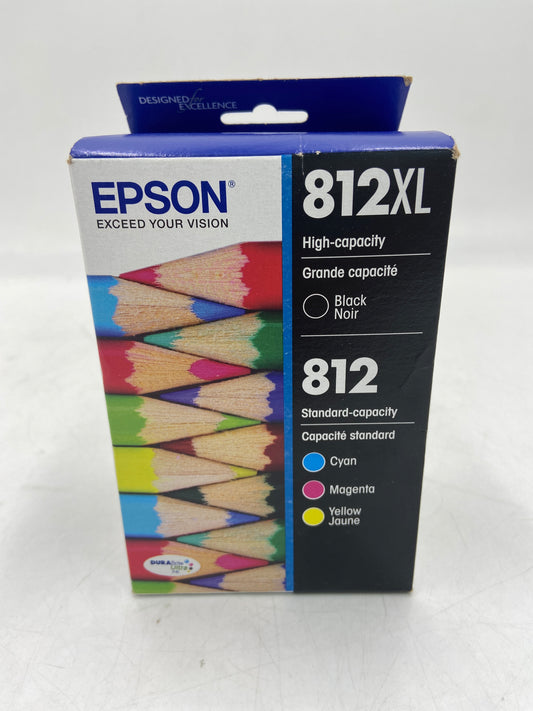 New Epson 812XL/812 Black/Tri-color  Ink Cartridge