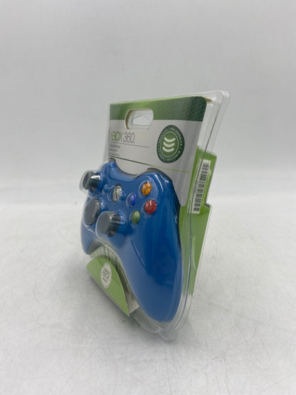 New Xbox  360 Original Controller With Battery Pack B4F-00040, B4U-00021 Blue