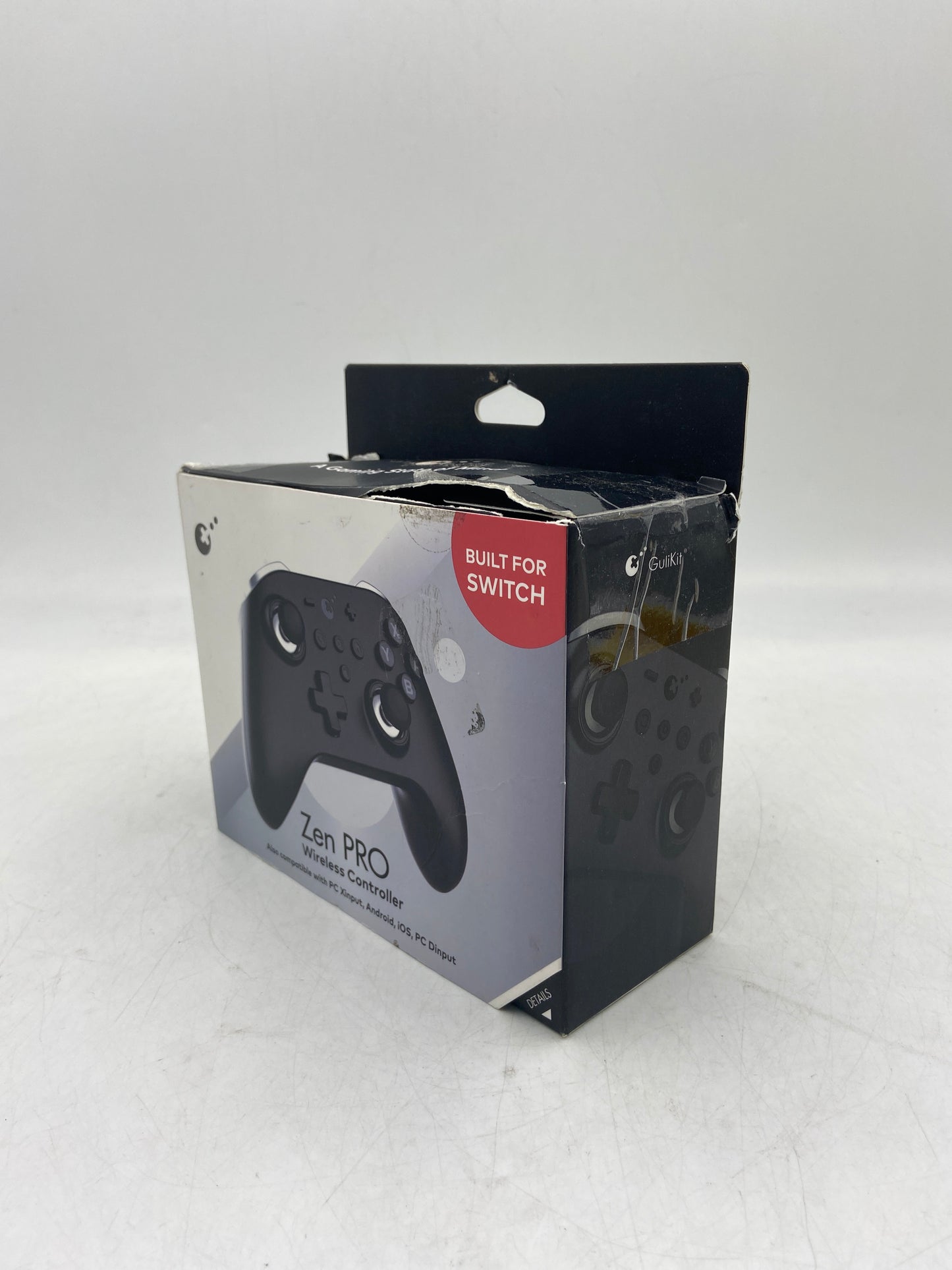 New Zen Pro for Nintendo Switch, PC, Android, iOS Wireless Gaming Controller NS09 (Black & White)