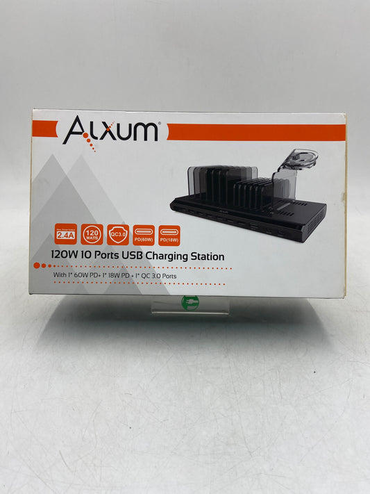 New Alxum 120W 10 Port USB Charging Station USB Charging Station AX-P2012B