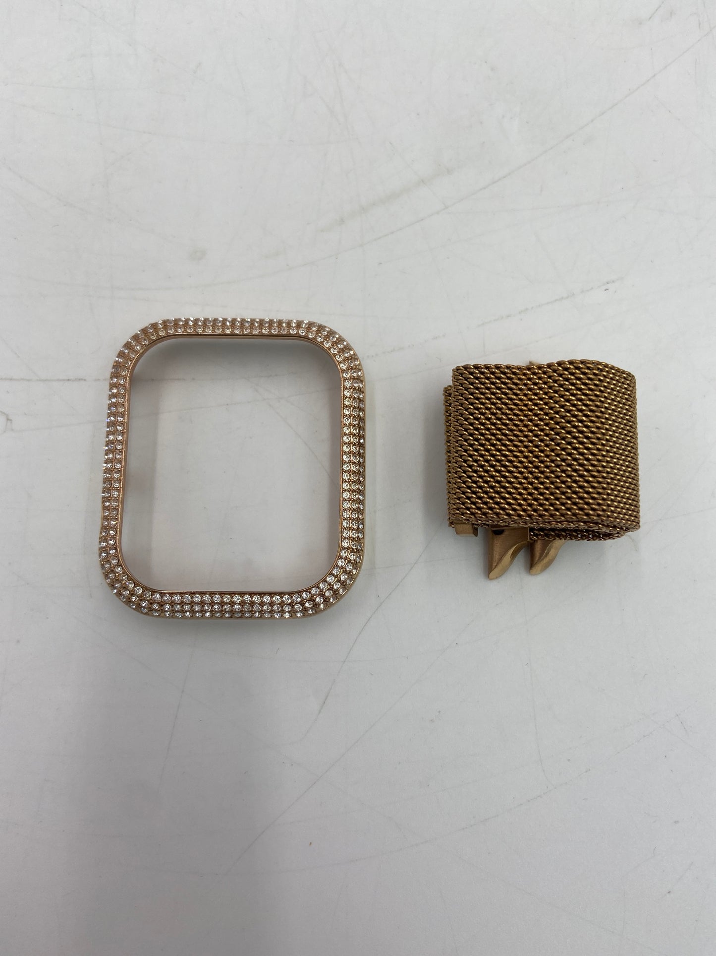 SWAROVSKI 41 MM APPLE WATCH BAND Rose Gold / Crystal Apple Watch Band