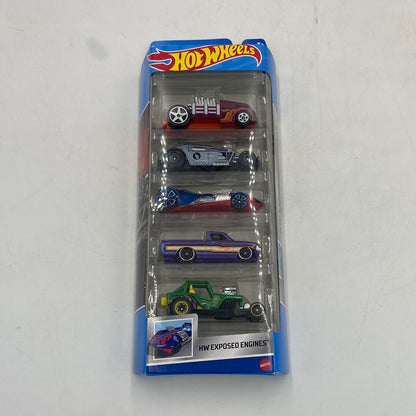 New Hot Wheels HW Exposed Engines 5-Pack HLY79