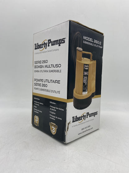 New Liberty Pumps Series 260 Utility Pump Submersible Utility Pump 260-2