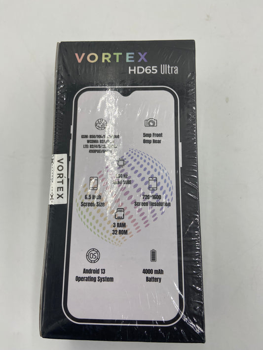 New T-Mobile Vortex HD65 ULTRA 3 RAM Android 13 Black Clean