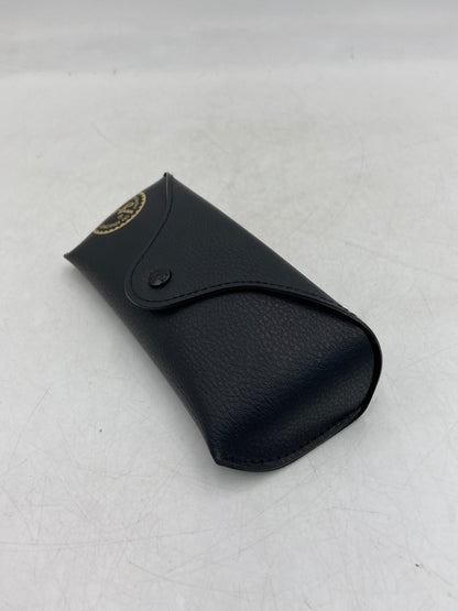 New Ray-Ban Navy Blue Transparent Frame Black Lens Aviator Sunglasses RB4376