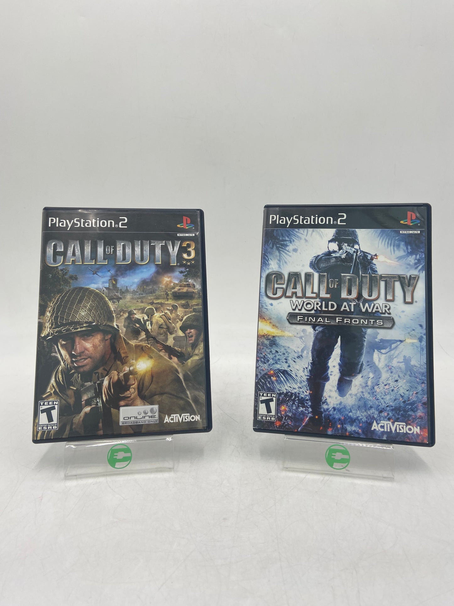 Lot of 2 Sony PlayStation 2 PS2 Games (Call of Duty Games)