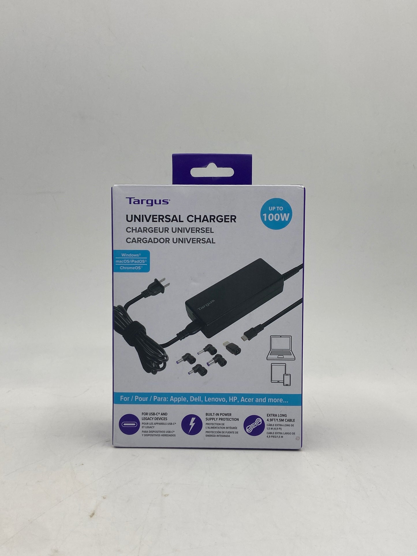 New Targus Universal Laptop charger 100W Universal A.C Adaptor APM108TT