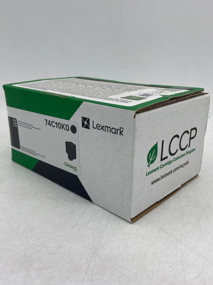 New Lexmark 74C10K0 CS720 Black Toner Cartridge