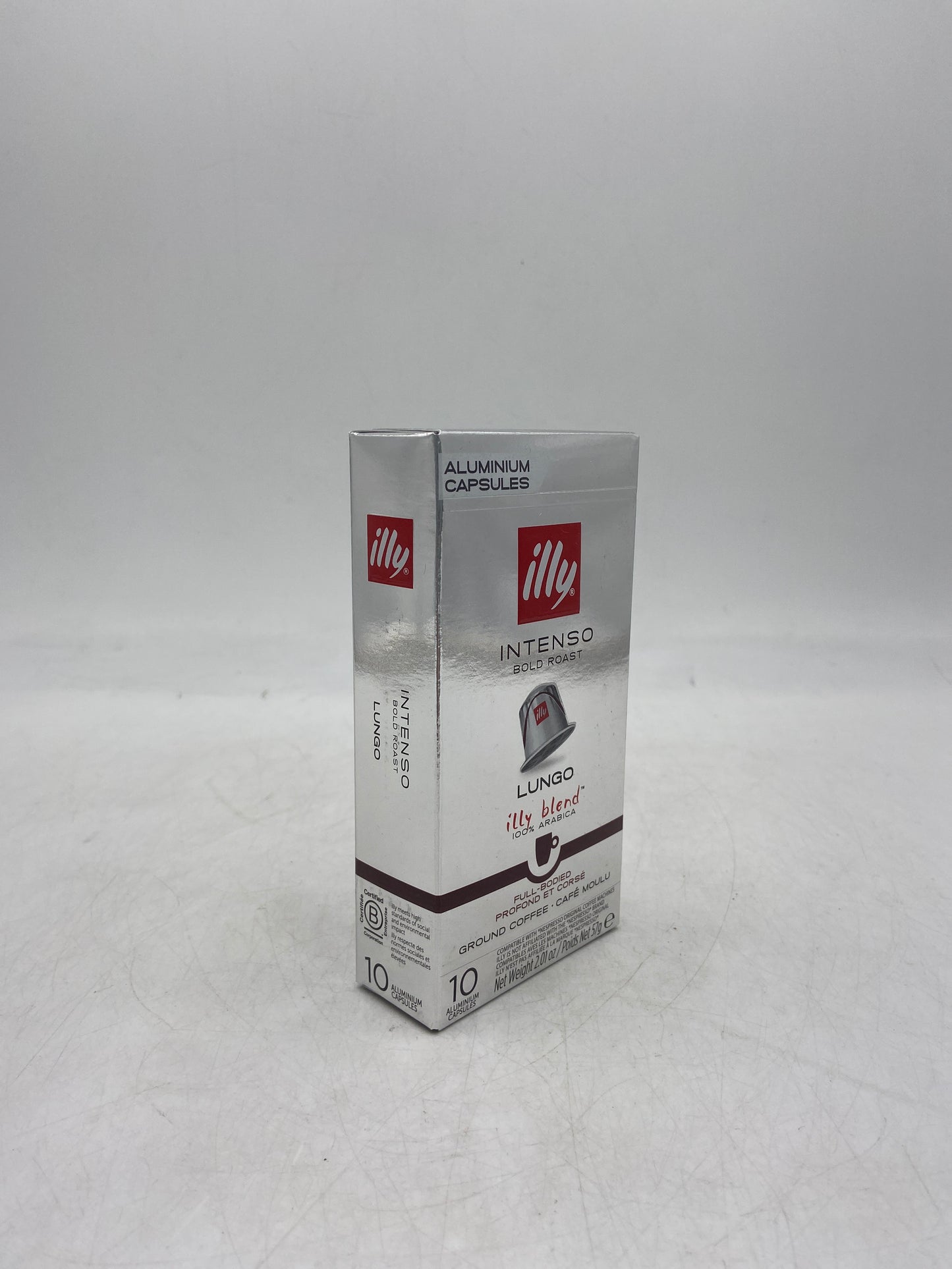 New Illy Intenso Bold Roast 100% Arabica Aluminum Coffee Capsules 10-Pack