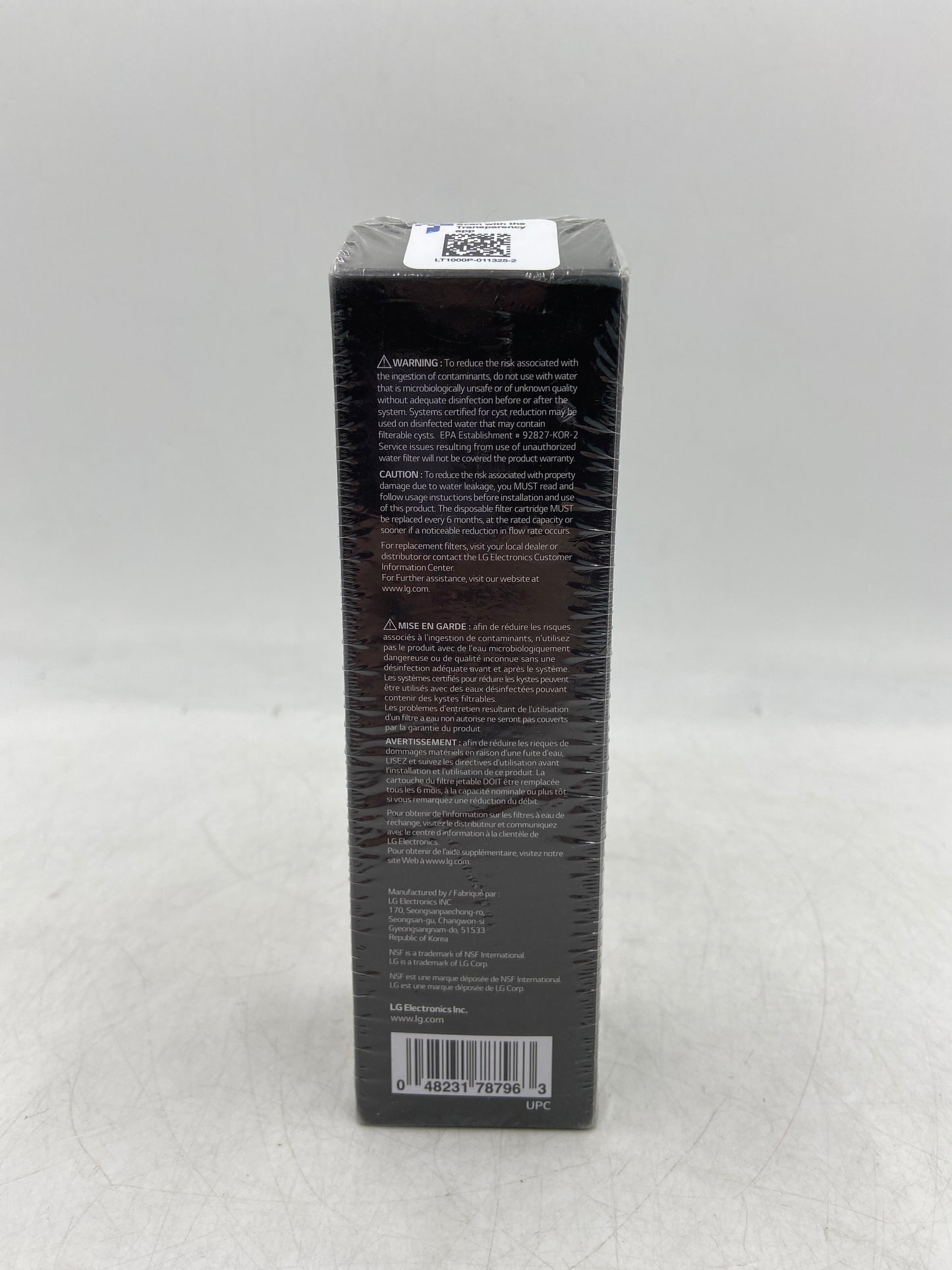 New LG LT1000P/PC/PCS Water Filter ADQ747935