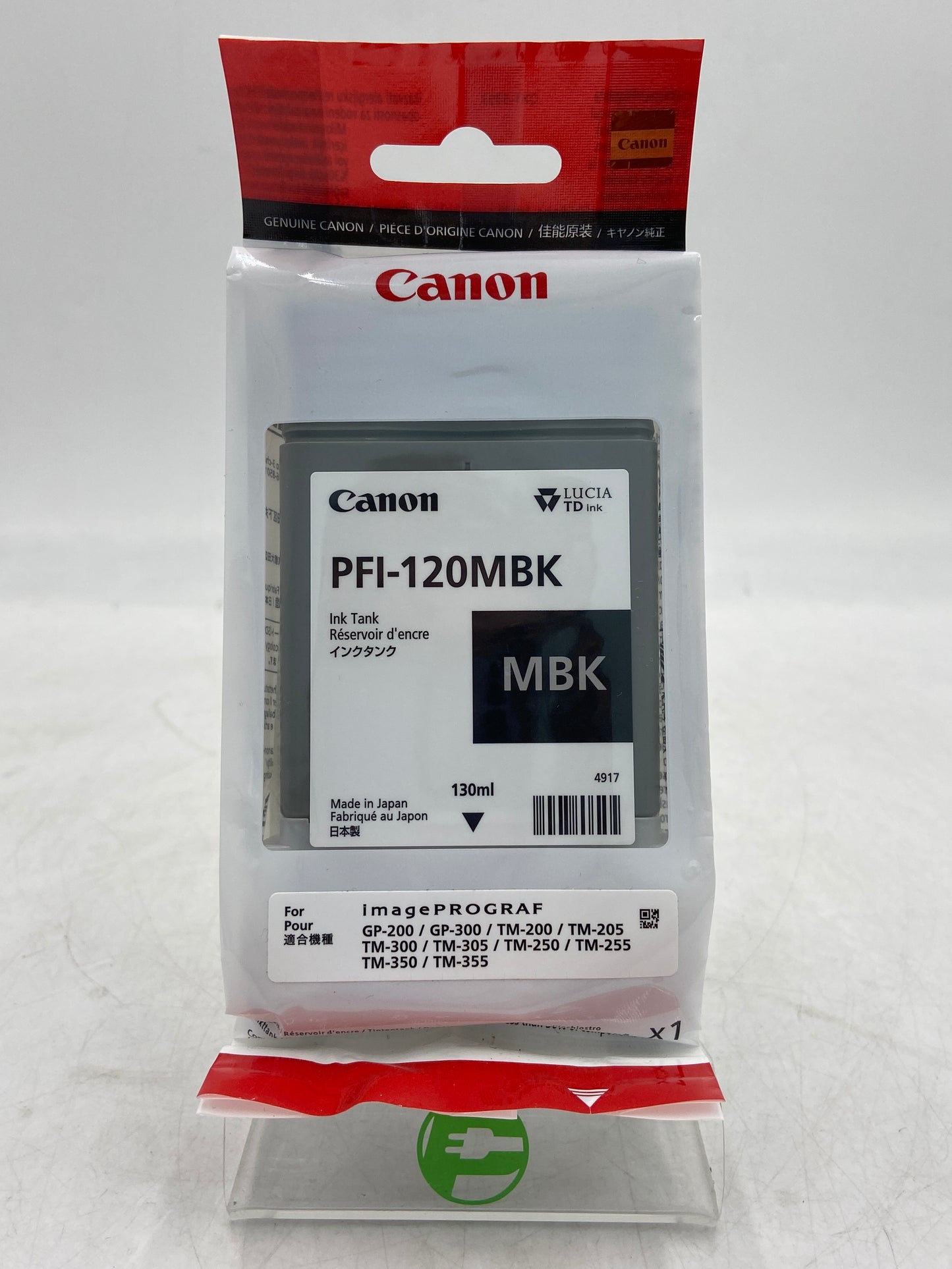 New Canon PFI-120MBK 4917 Black Ink Tank