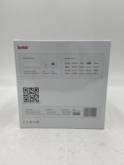 New Boldr Thermostat (Aluminum Silver) Smart Thermostat