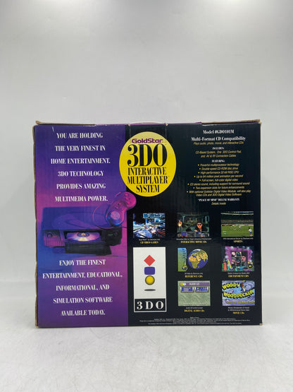 Goldstar 3DO Vintage Gaming Console Black and Silver