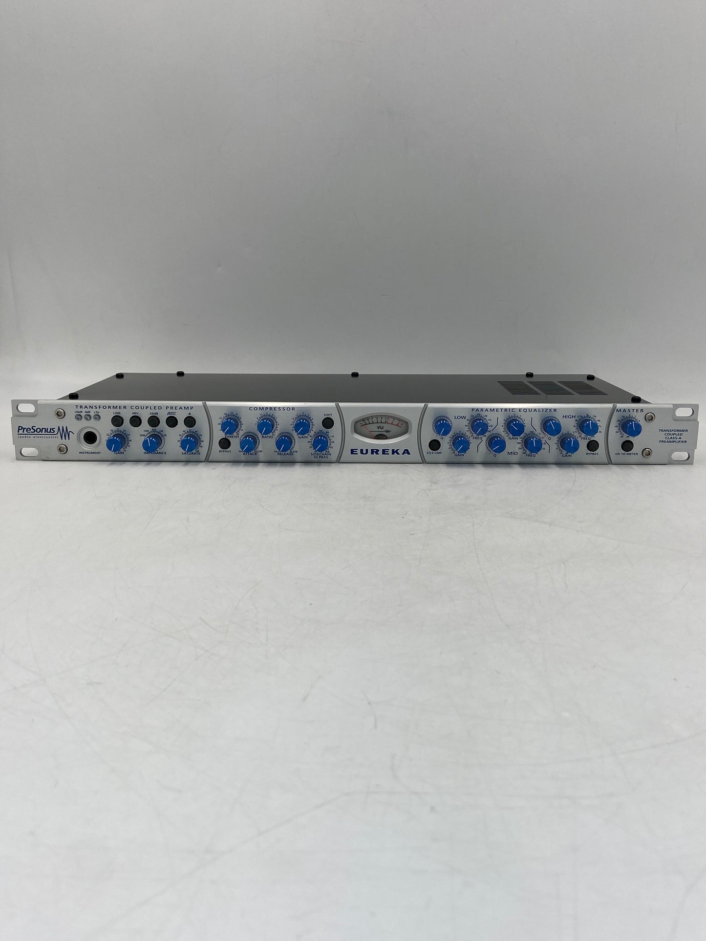 PreSonus EUREKA Audio Channel Strip Preamp Compressor Equalizer EUREKA