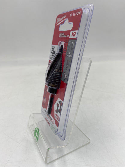 New Milwaukee Impact Step Drill Bit #9 Drill Bit 48-89-9249