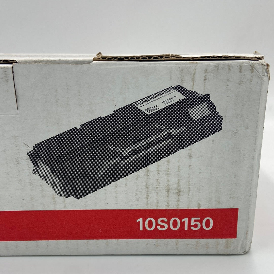 New Open Box Lexmark 10S0150 Black Toner Print Cartridge