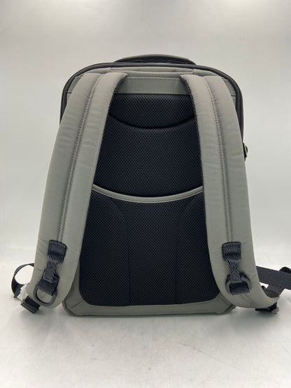 New Tumi Alpha Bravo Ballistic Nylon & Leather Davis Backpack Grey 153444-T003