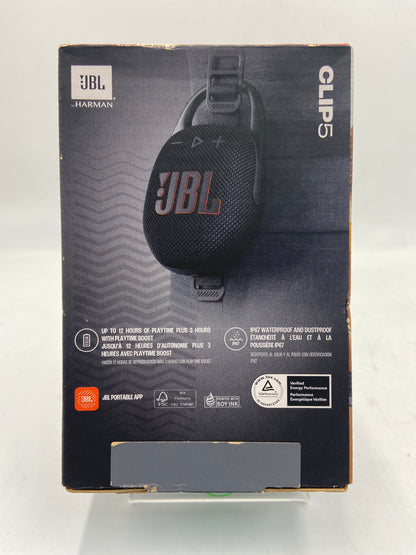 New JBL CLIP5 Portable Waterproof Bluetooth Speaker Black V 5.3