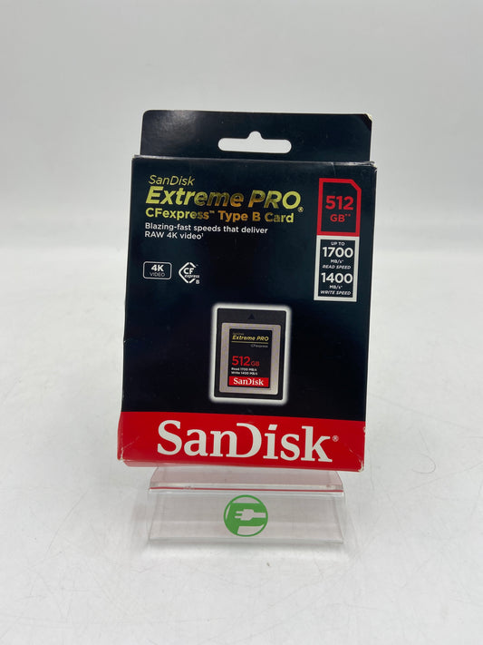 New extreme pro cfexpress type b card  512gb SD CARD