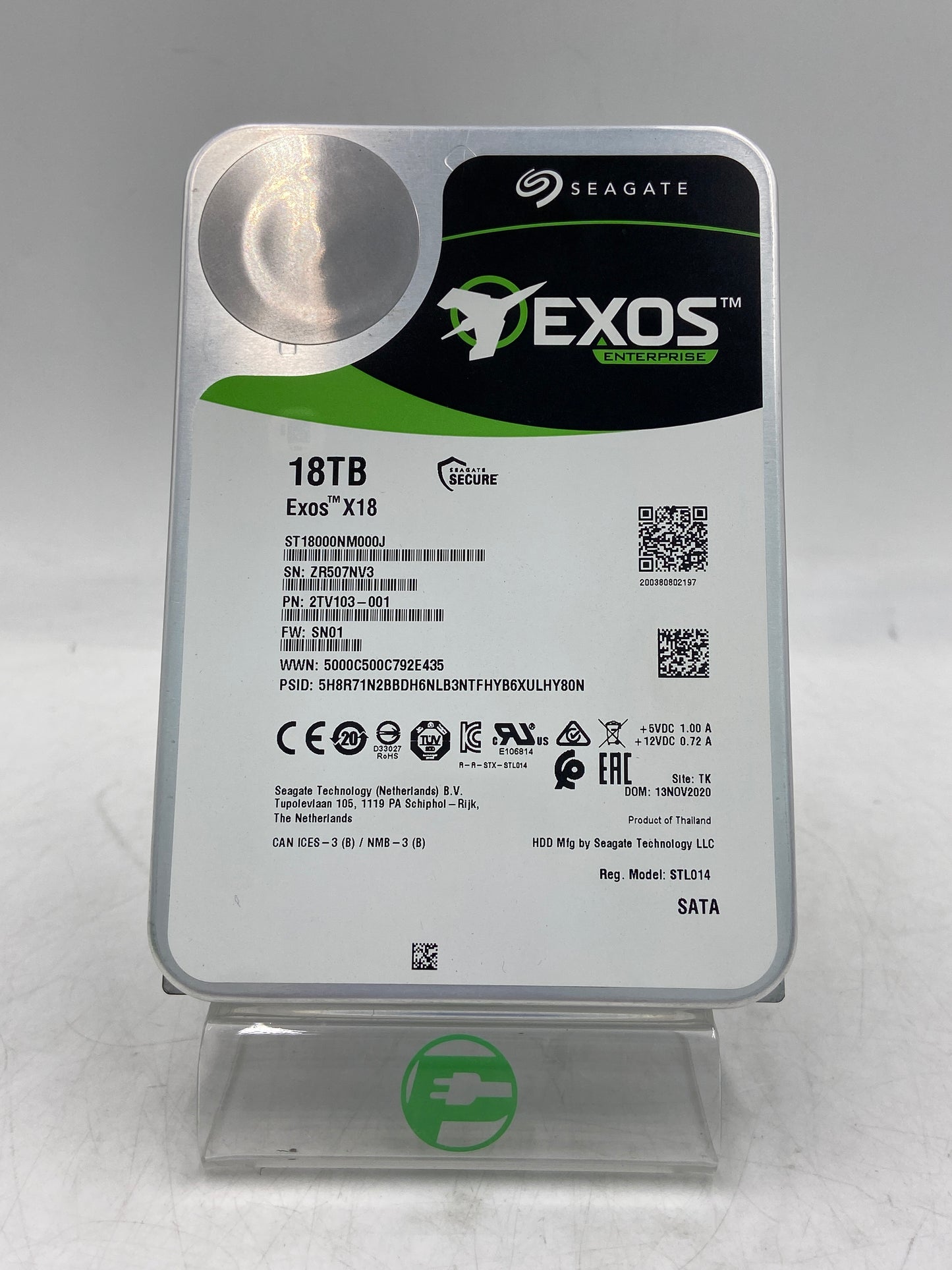 Seagate Exos X-18 18TB SATA Enterprise Hard Drive STL014