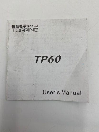 New (No Box) TOPPING TP60 Amplifier