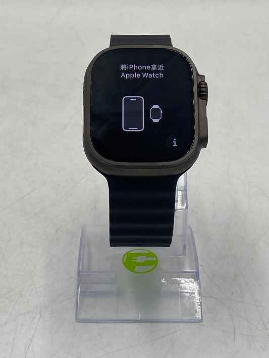 Unlocked Apple Watch Ultra 3 49MM Black Titanium Black Ocean Band MF0J4LW/A Smart Watch