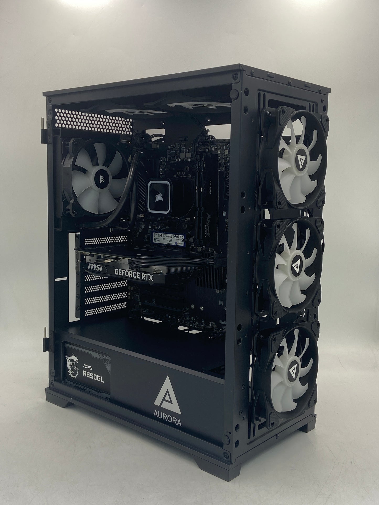 CyberPower Custom PC Black Ryzen 7 7700X 4.70GHz 16GB RAM 16GB SSD MSI GeForce RTX 4060 Ti Ventus 2X Black 8G OC