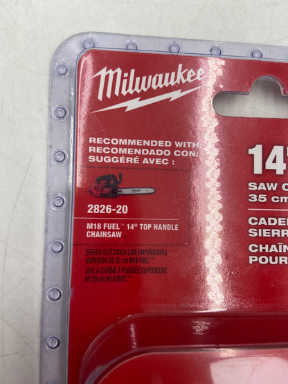 New Milwaukee 49-16-2744 14" Saw Chain