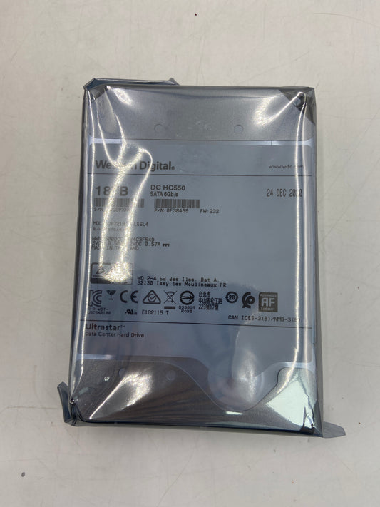 New WESTERN DIGITAL 18TB ULTRASTAR Hard Drive