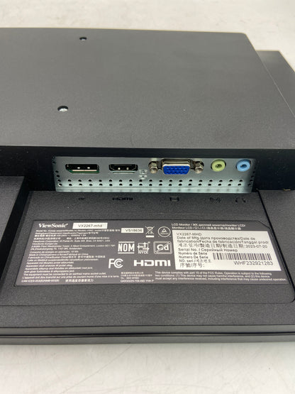 Broken ViewSonic 21.5" VX2267-mhd 1080p Full HD LED Backlit Display VS18636