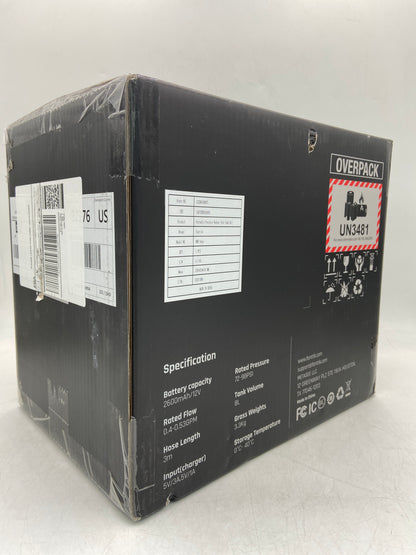 New Fanttik NB8 Nano Portable Pressure Washer Tote Tank Kit USAFTKRDN1043801