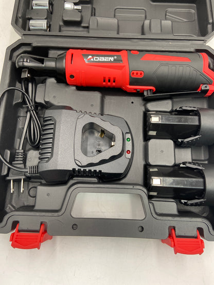 New AOBEN 12V Cordless Wrench with Case Hand Tool AB7331T