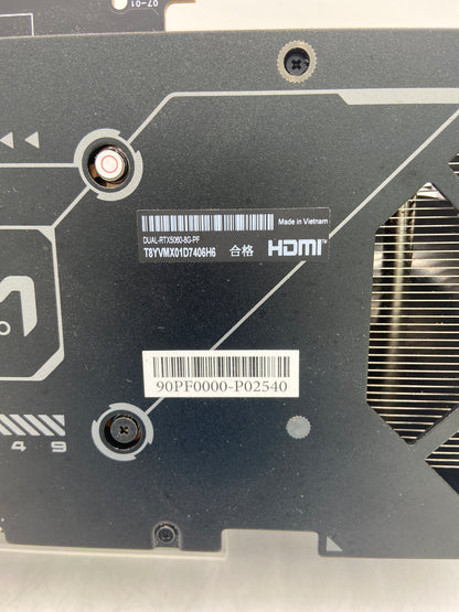 Asus GeForce RTX 5060 Dual 8GB GDDR7 Graphics Card DUAL-RTX5060-8G-PF
