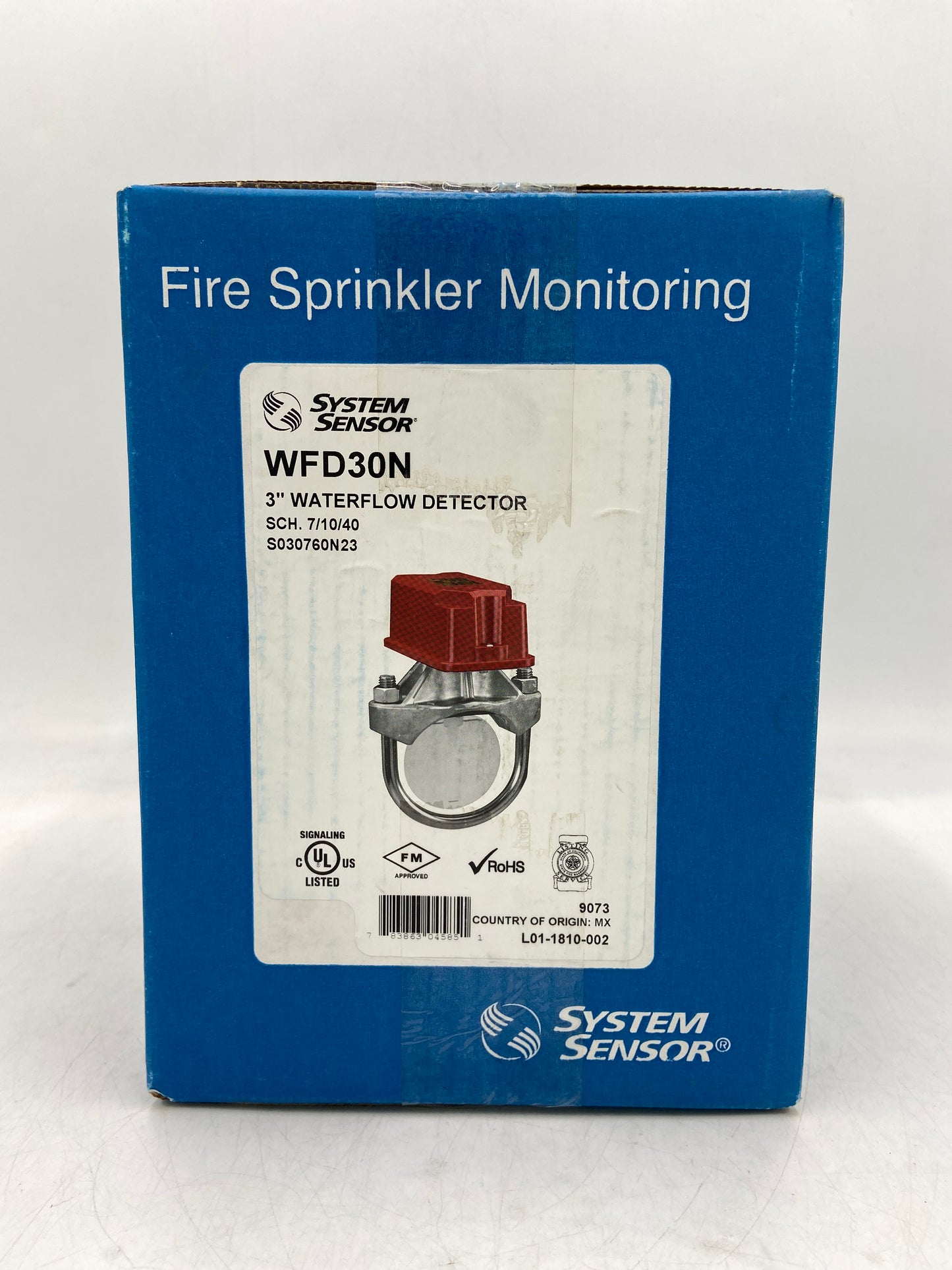 New SYSTEM SENSOR 3" Waterflow Detector Waterflow Detector WFD30N 9073