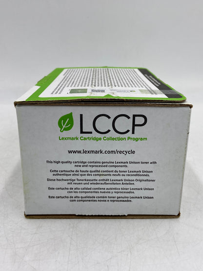New Lexmark 75M1XY0 50M8082-001 Yellow Toner Cartridge