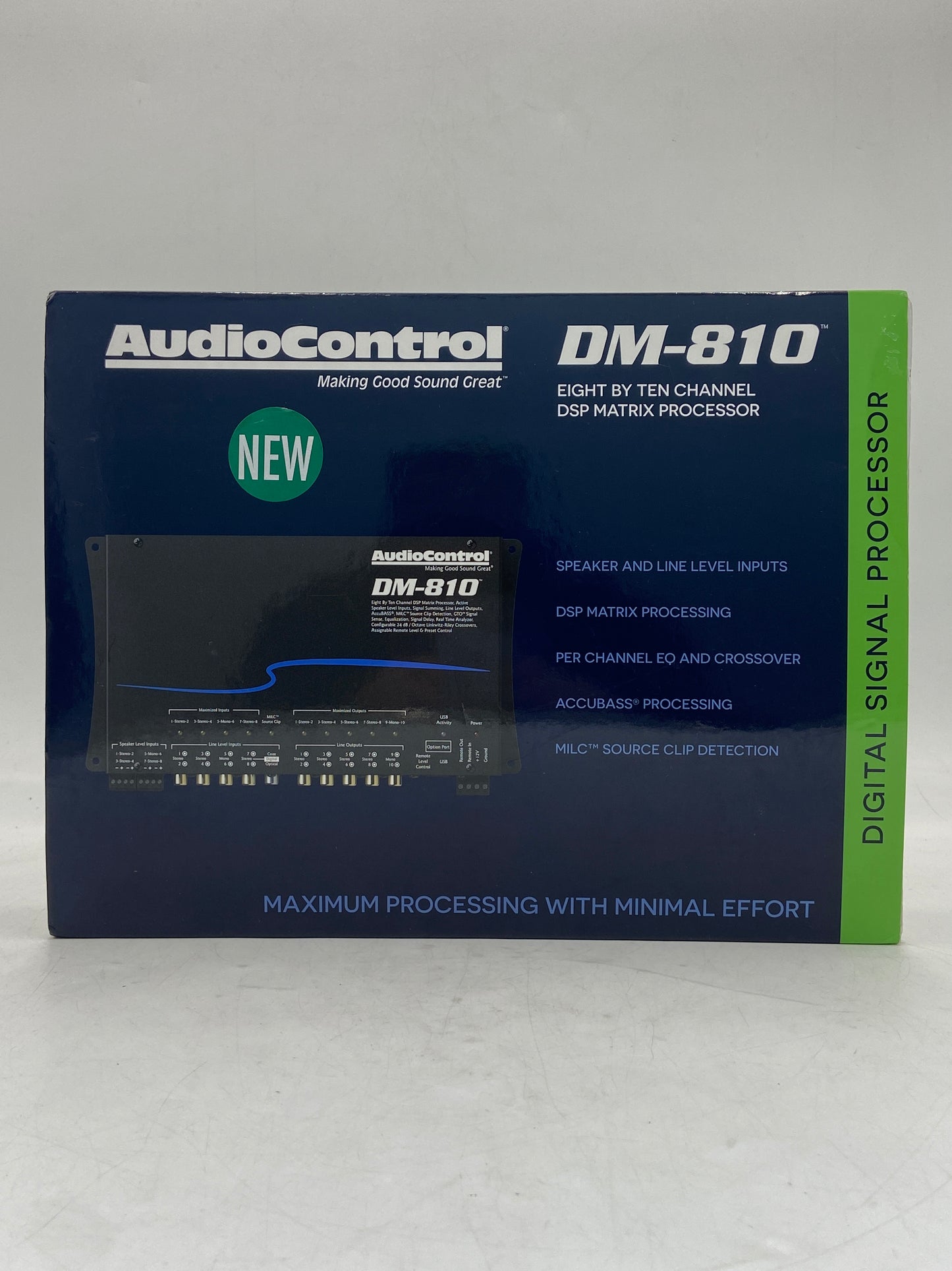 New AUDIOCONTROL DM-810 Eight By Ten Channel DSP Matrix Processor