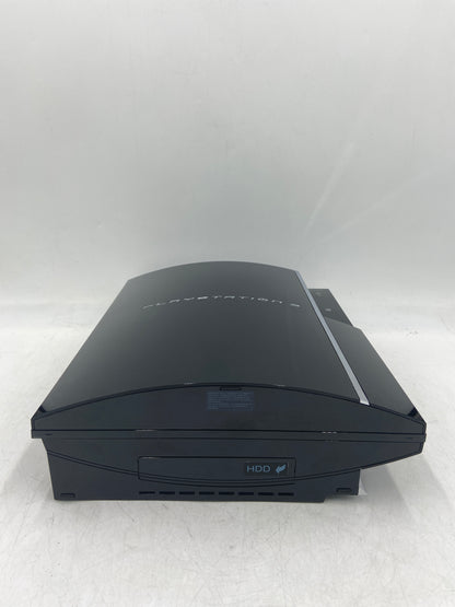 Sony PlayStation 3 Fat PS3 60GB Black Backwards Compatible Console Gaming System CECHA01