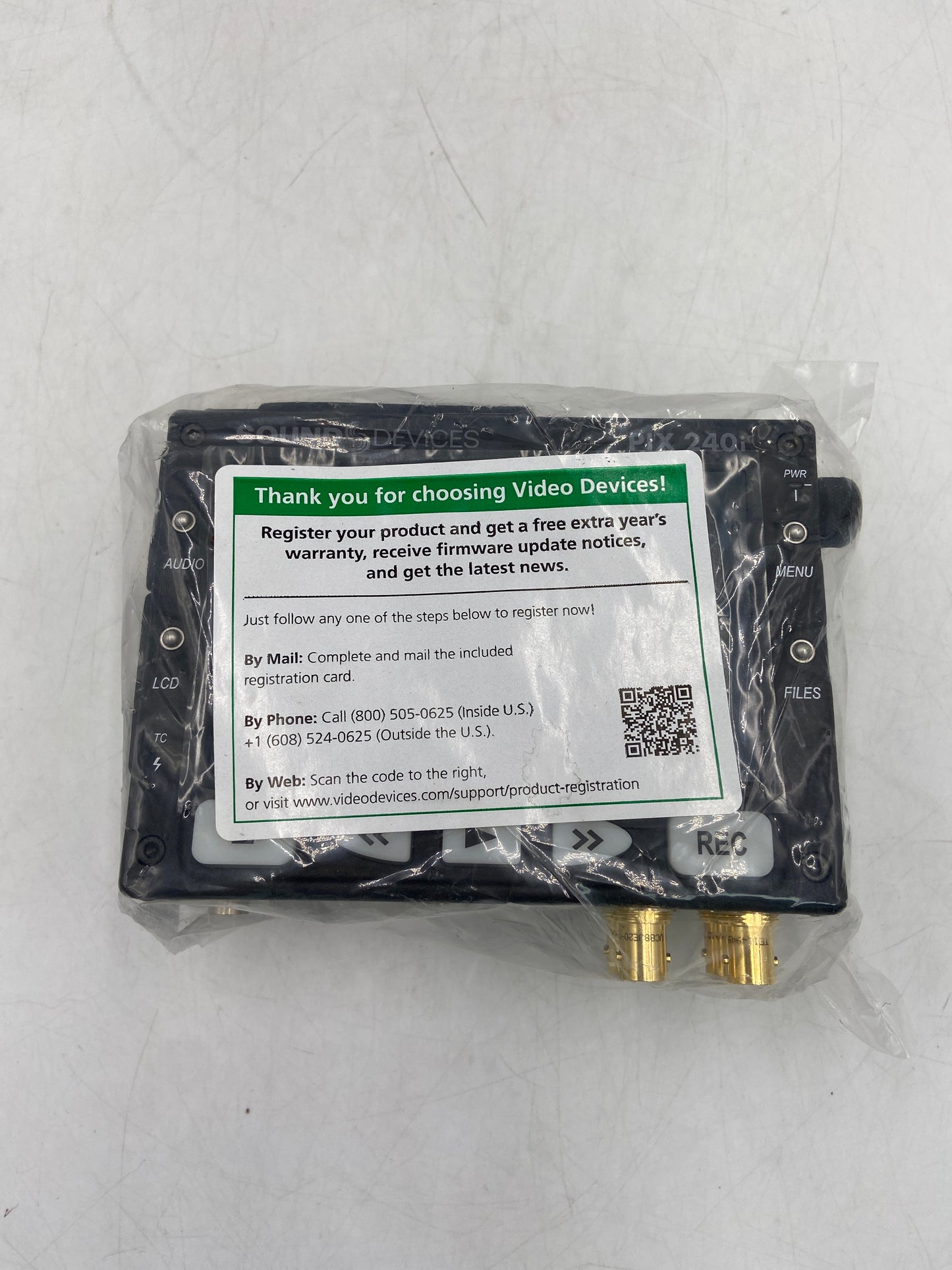 New Open Box SOUND DEVICES PIX240i Audio Video Recorder Power Cord SSD and Caddy Included