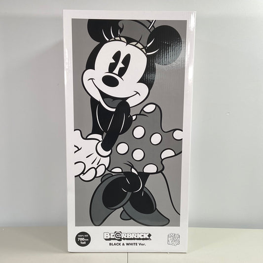 New Open Box Medicom BE@RBRICK 1000% Minnie Mouse B&W