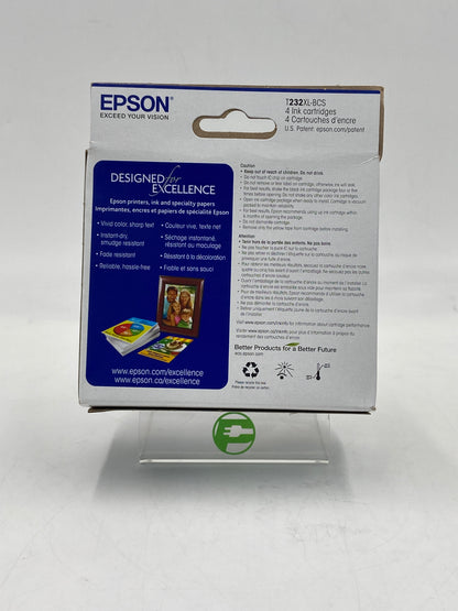 New Epson 232XL Black, Yellow, Cyan and Magenta Ink Cartridge (exp 10.2026)