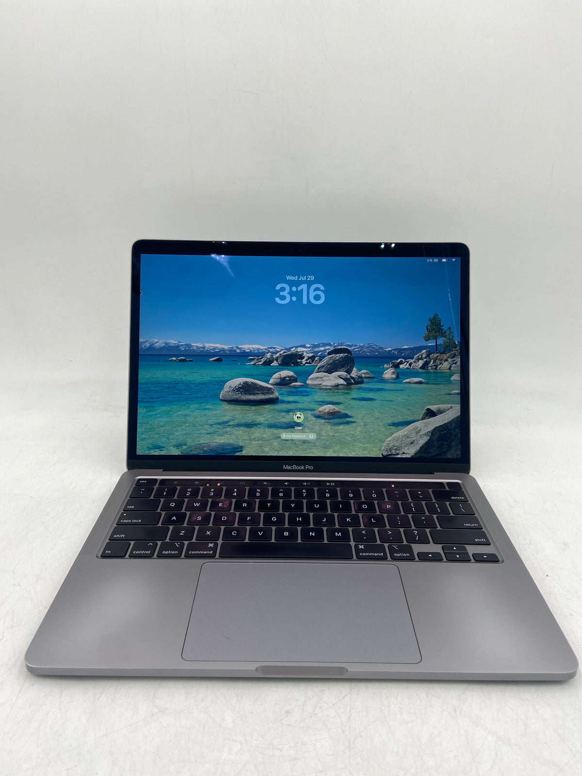 BROKEN 2020 Apple MacBook Pro 13.3" i7 16GB RAM 500GB Cracked Screen