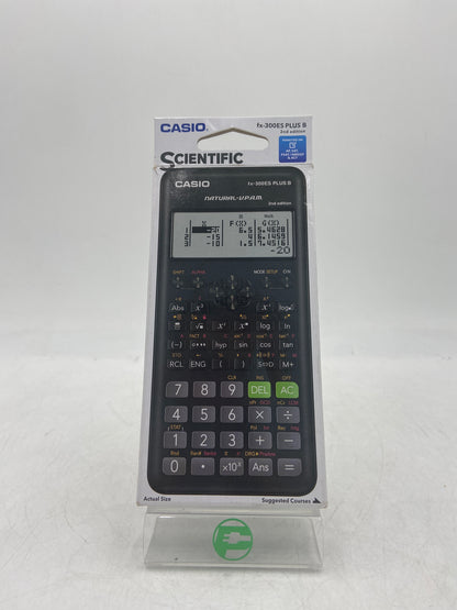 New Casio fx-300ES PLUS B (2nd Edition) Scientific Calculator Black