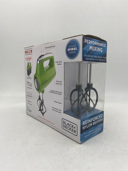 New Black+Decker  Preformance Helix  Premium Hand Mixer MX600L